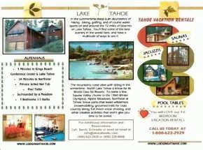 Lake Tahoe 4 U Brochure